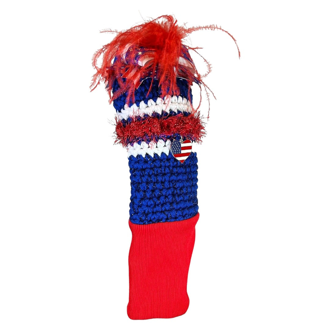 Head Cover - Red, White, and Blue