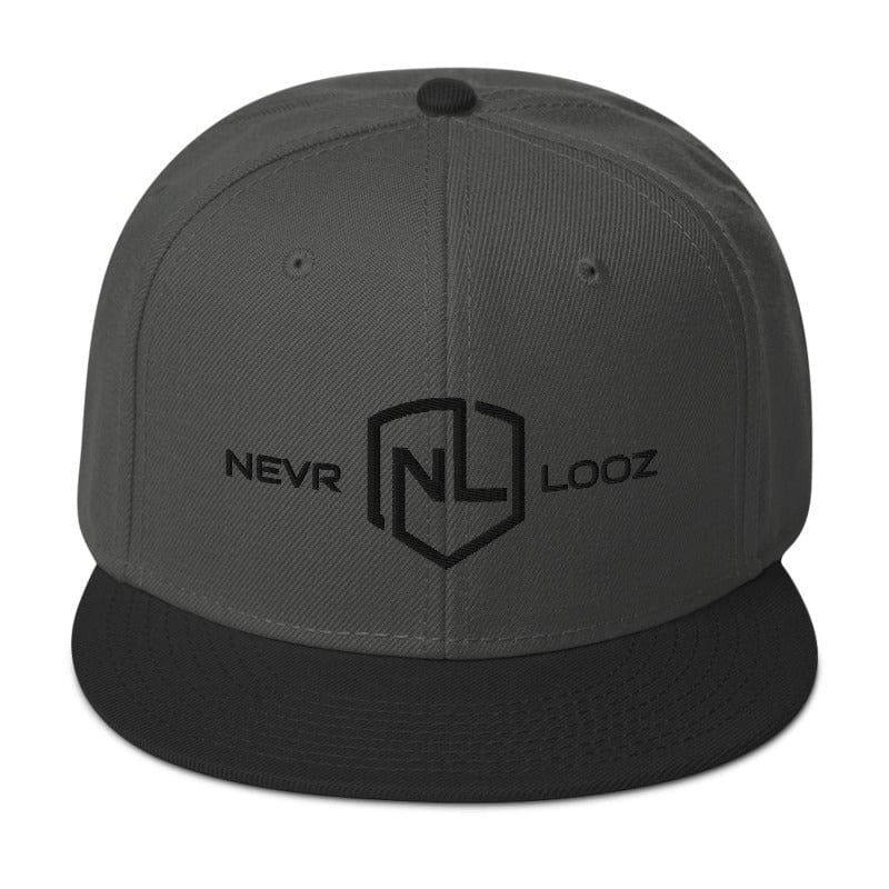 Charcoal Gray Snapback Cap