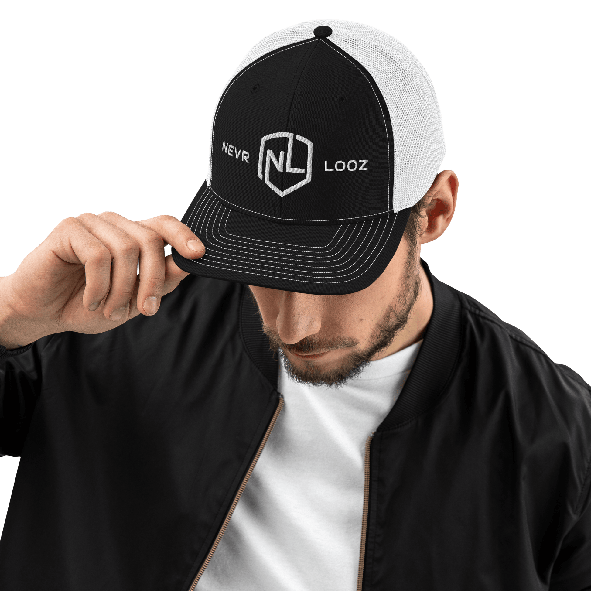 Hat - NL Straight Logo Trucker