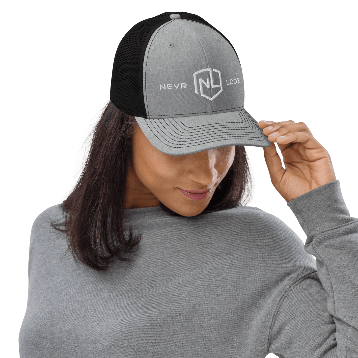 Hat - NL Straight Logo Trucker