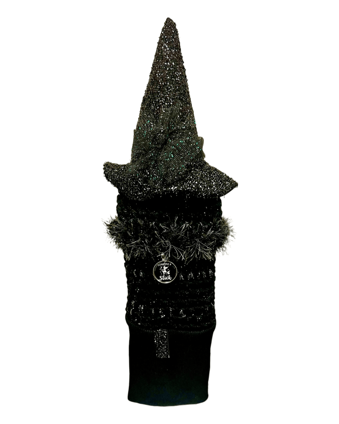 Head Cover (Halloween) - Black w Fine Speckled Hat
