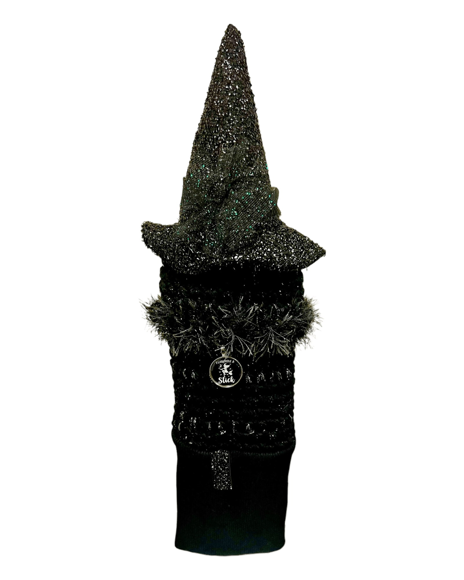 Head Cover (Halloween) - Black w Fine Speckled Hat