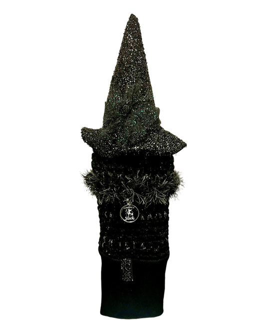 Head Cover (Halloween) - Black w Fine Speckled Hat