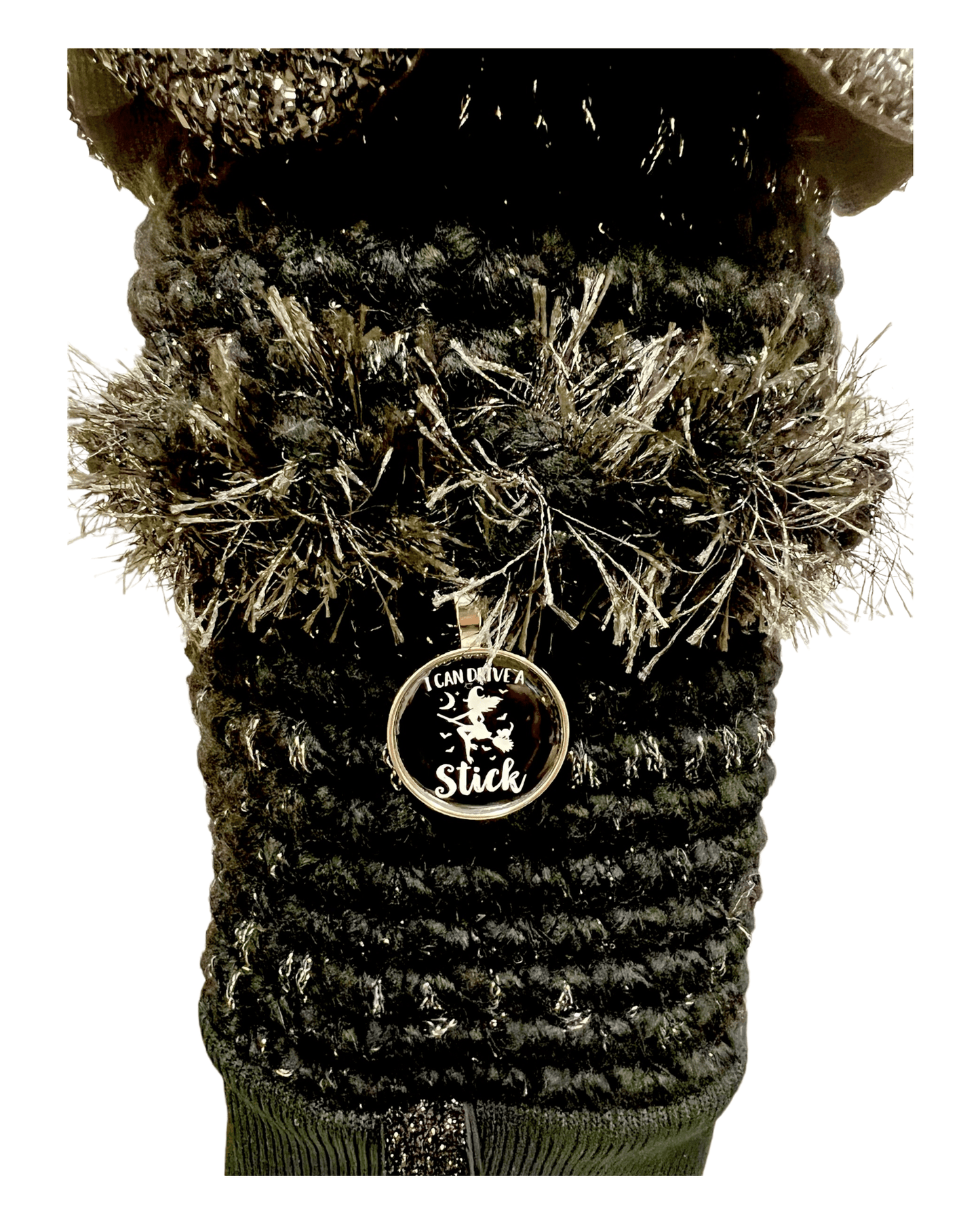 Head Cover (Halloween) - Black w Fine Speckled Hat
