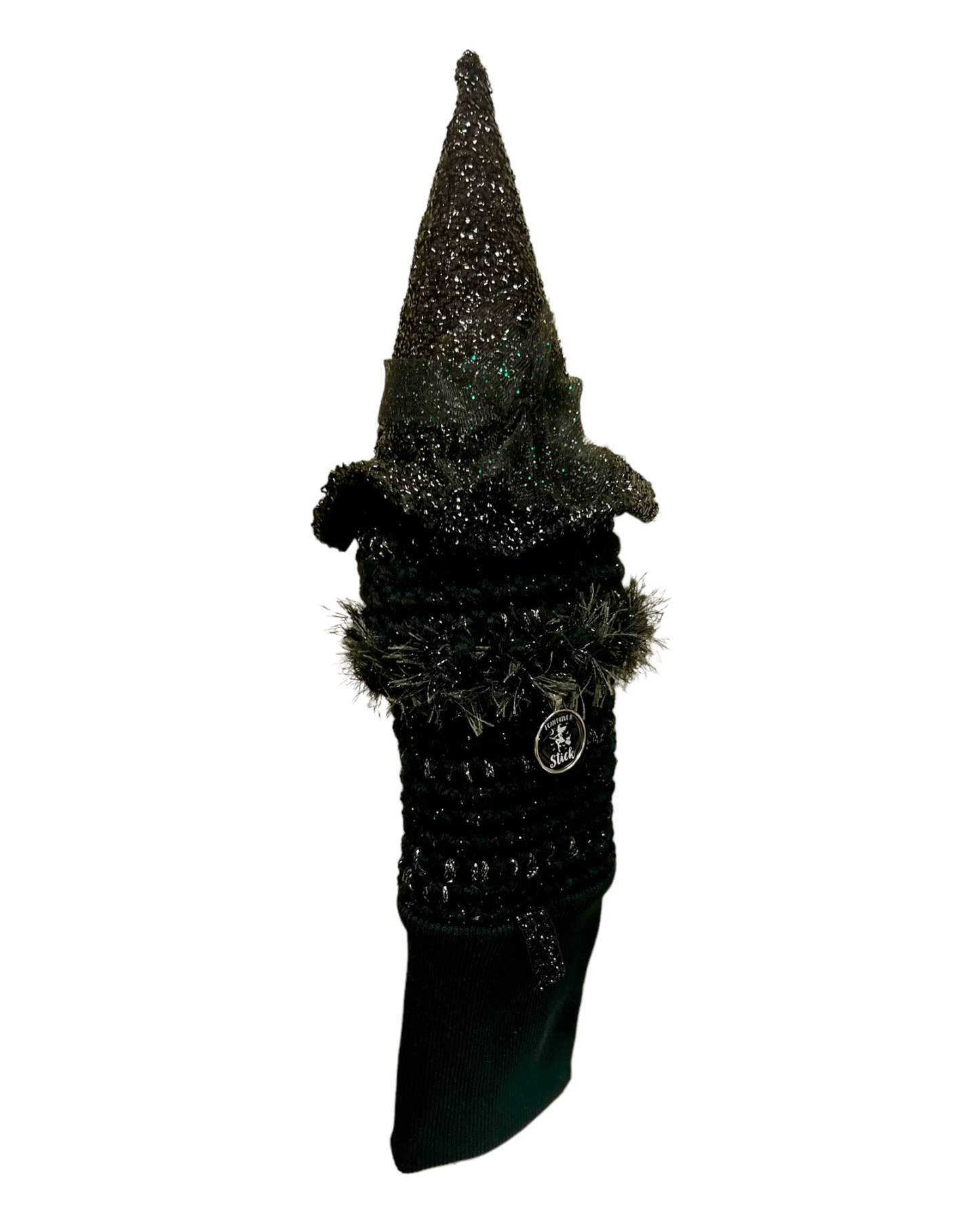 Head Cover (Halloween) - Black w Fine Speckled Hat