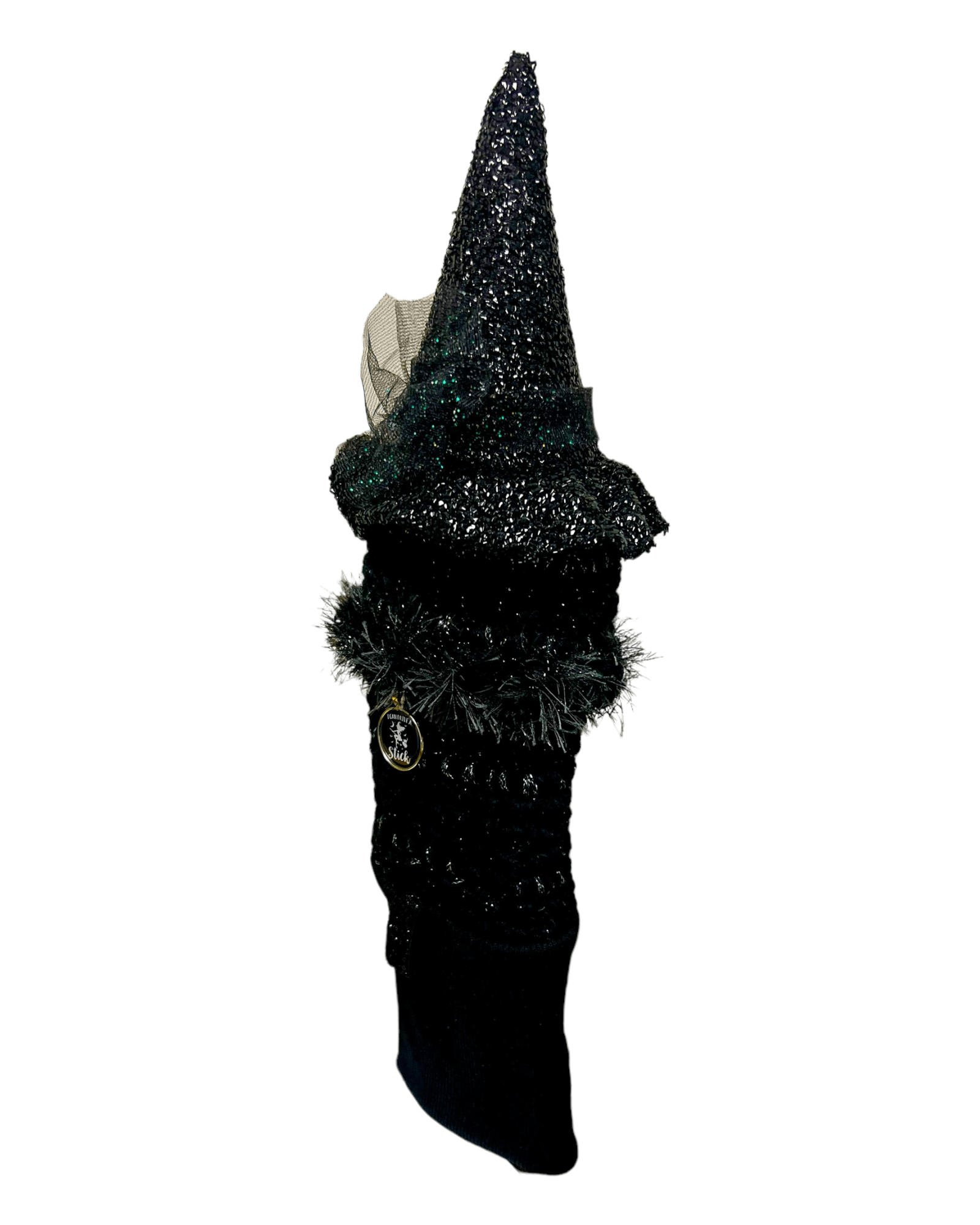 Head Cover (Halloween) - Black w Fine Speckled Hat