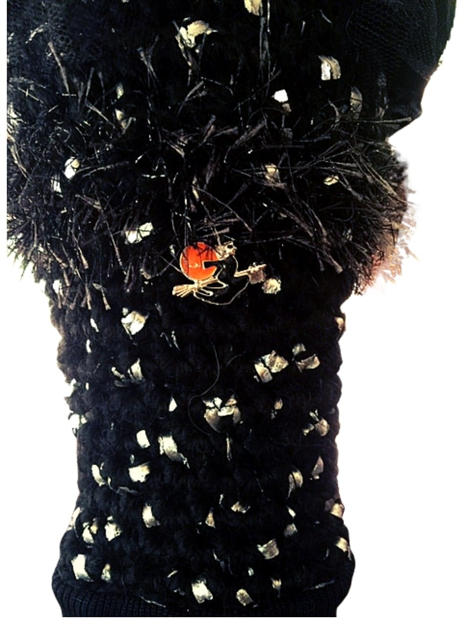Head Cover (Halloween) - Black w Silver Speckles