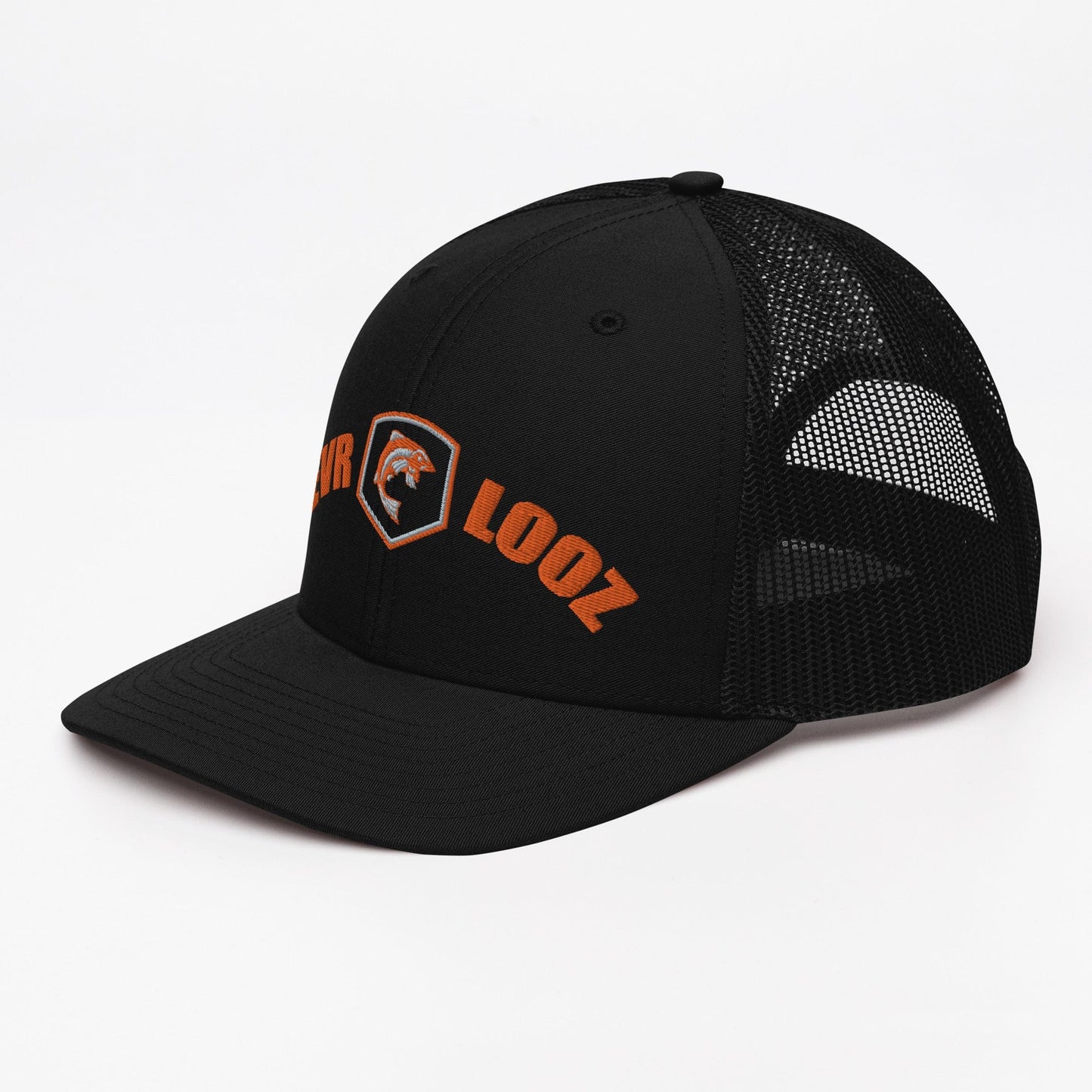 Snapback trucker cap Black Left