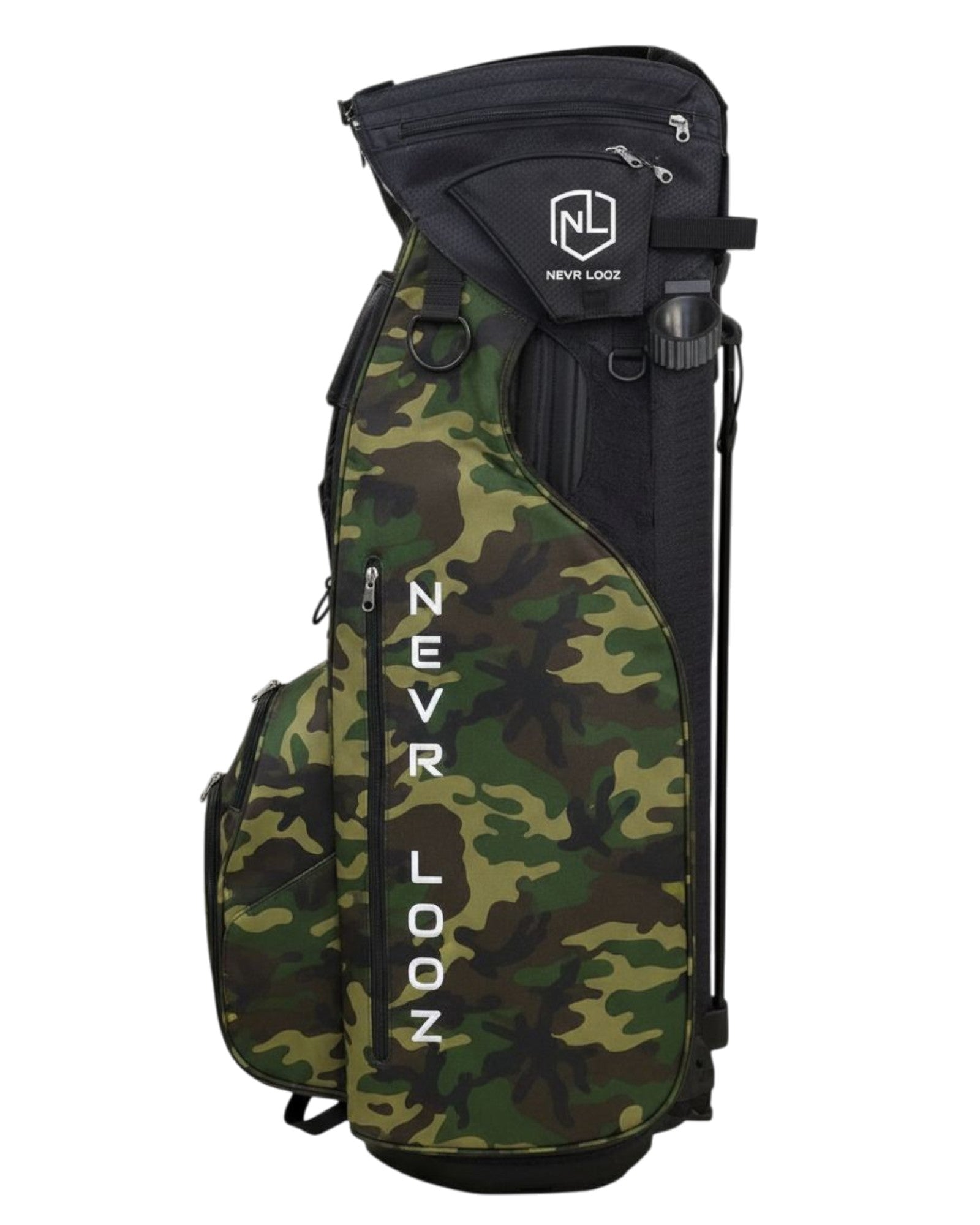 NEVR LOOZ™ Modular Golf Bag | Locking Clips & Swappable Outer
