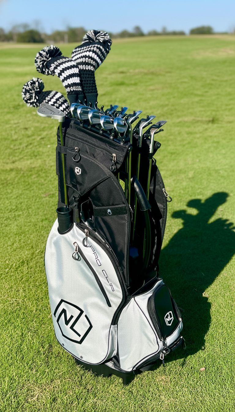 NEVR LOOZ - Premium Golf Bags with Locking Clip Technology