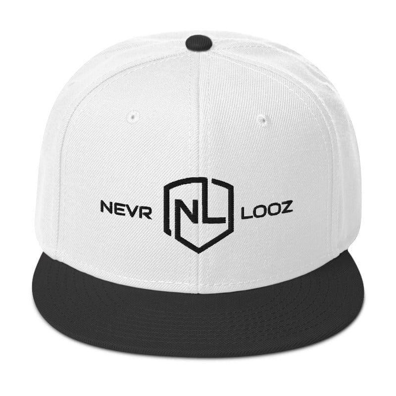 White Front Snapback B/W Hat