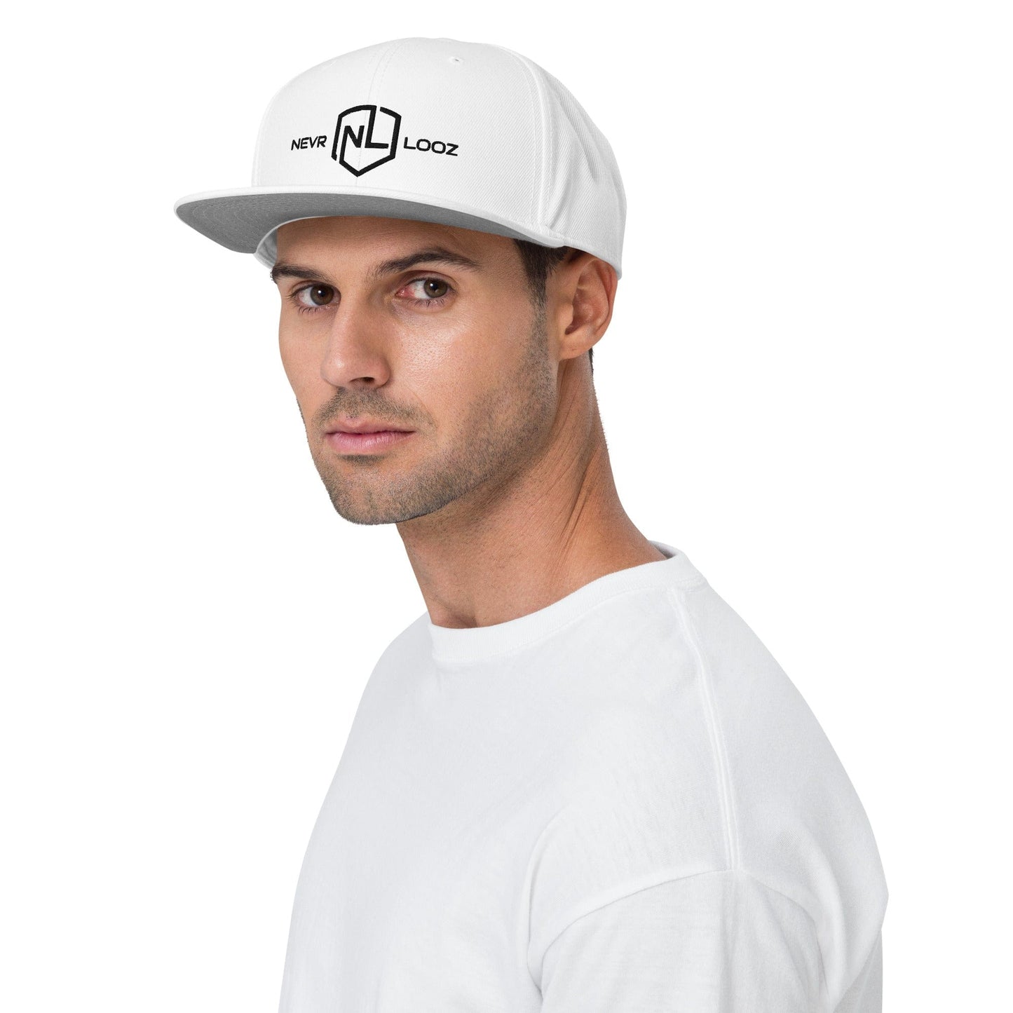 White Front Snapback Hat