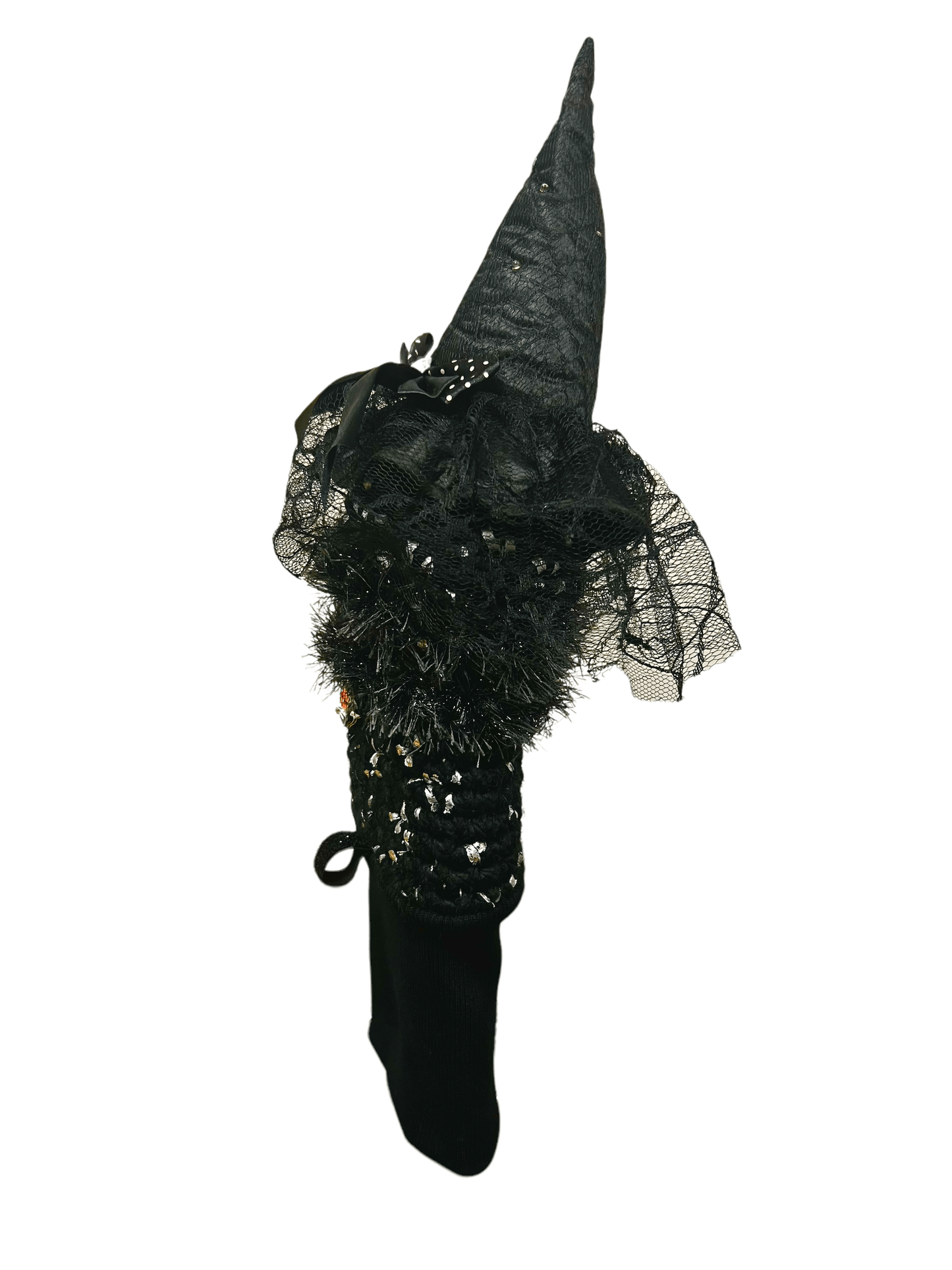 Black body with silver speckles Hat